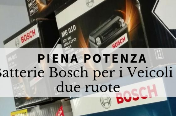 Piena potenza con le batterie Bosch, per i veicoli a due ruote