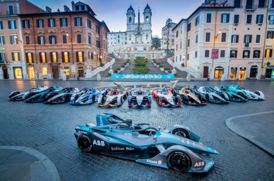 Mitch Evans del team Jaguar vince a Roma.